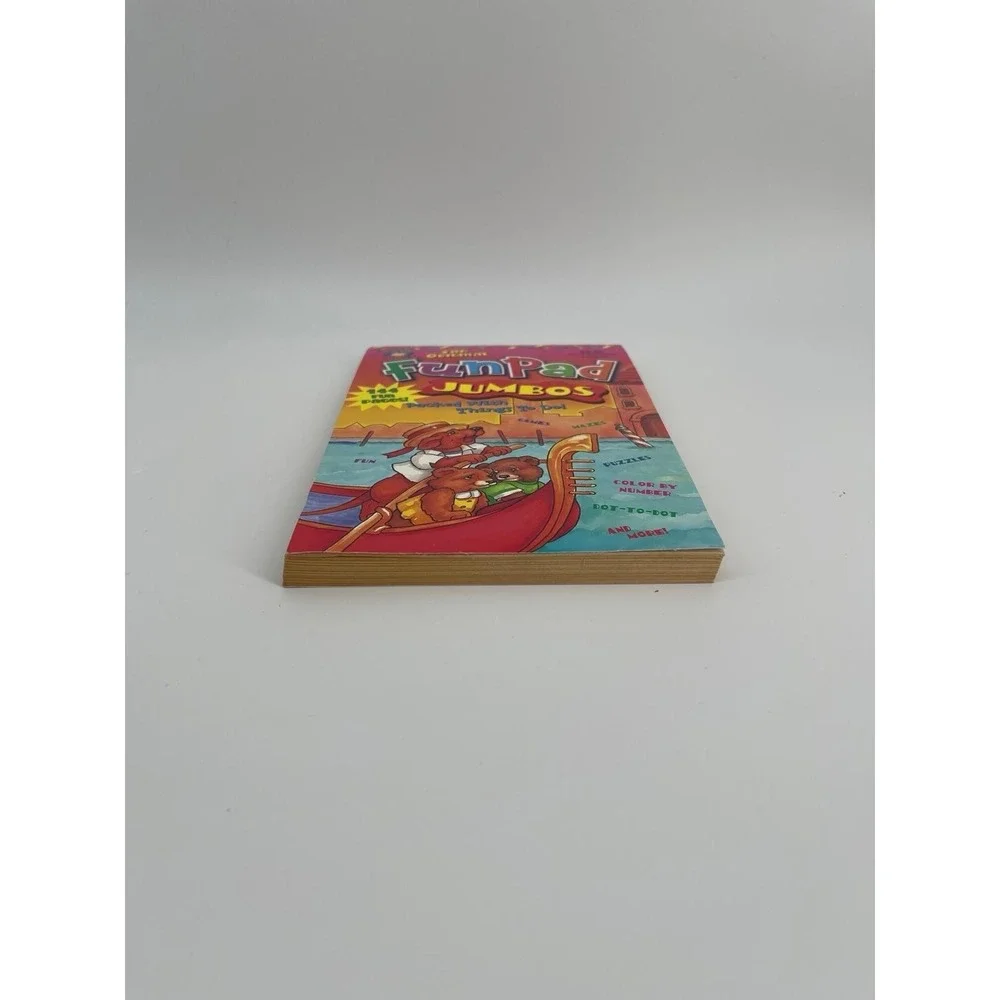 Vintage FunPad Jumbos Activity Book Kids Coloring Puzzle 144 Pages‎ Canada